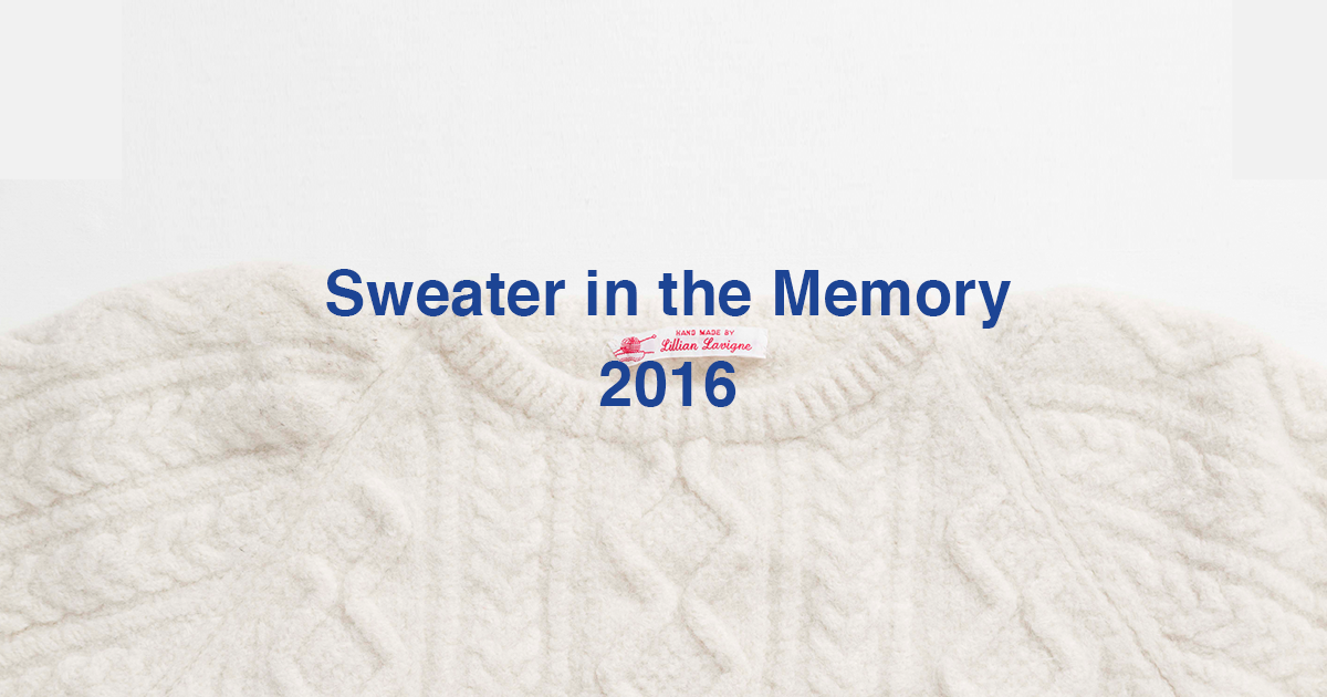 YUKI FUJISAWA｜Sweater in the Memory 2016